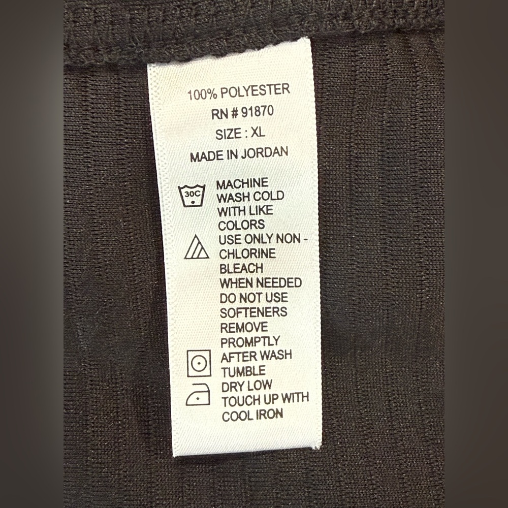 Pebble Beach Black Ribbed Performance Jacket‎ - Picture 5 of 5